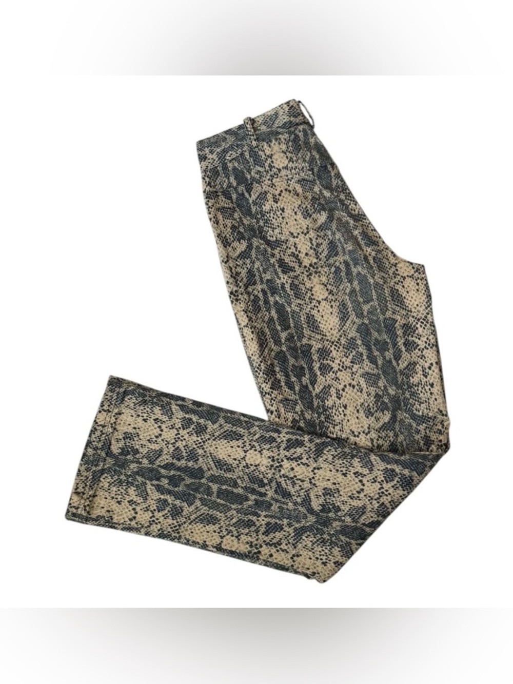 Y2K Snake Print Jeans
